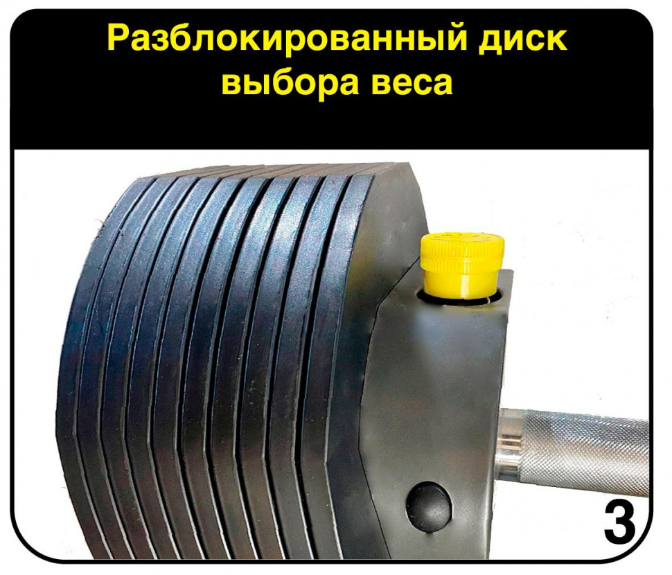 Гантели наборные First Degree Fitness MX Select MX-30, вес 3.4-13.9 кг, 2 шт без стойки