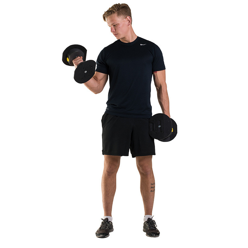 Гантель регулируемая First Degree Fitness MX Select MX85 вес 5.6 - 38.6 кг, 1 шт